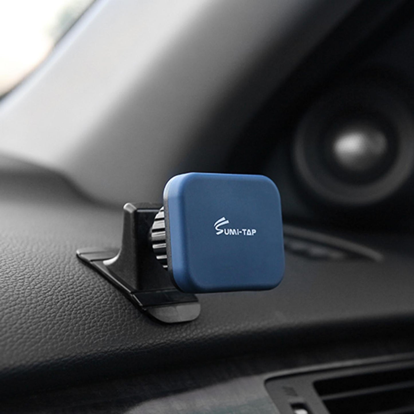 Sturdy Car Magnetic Mobile Phone Holder Dashboard Mount Stick-on Secure Fit Blue