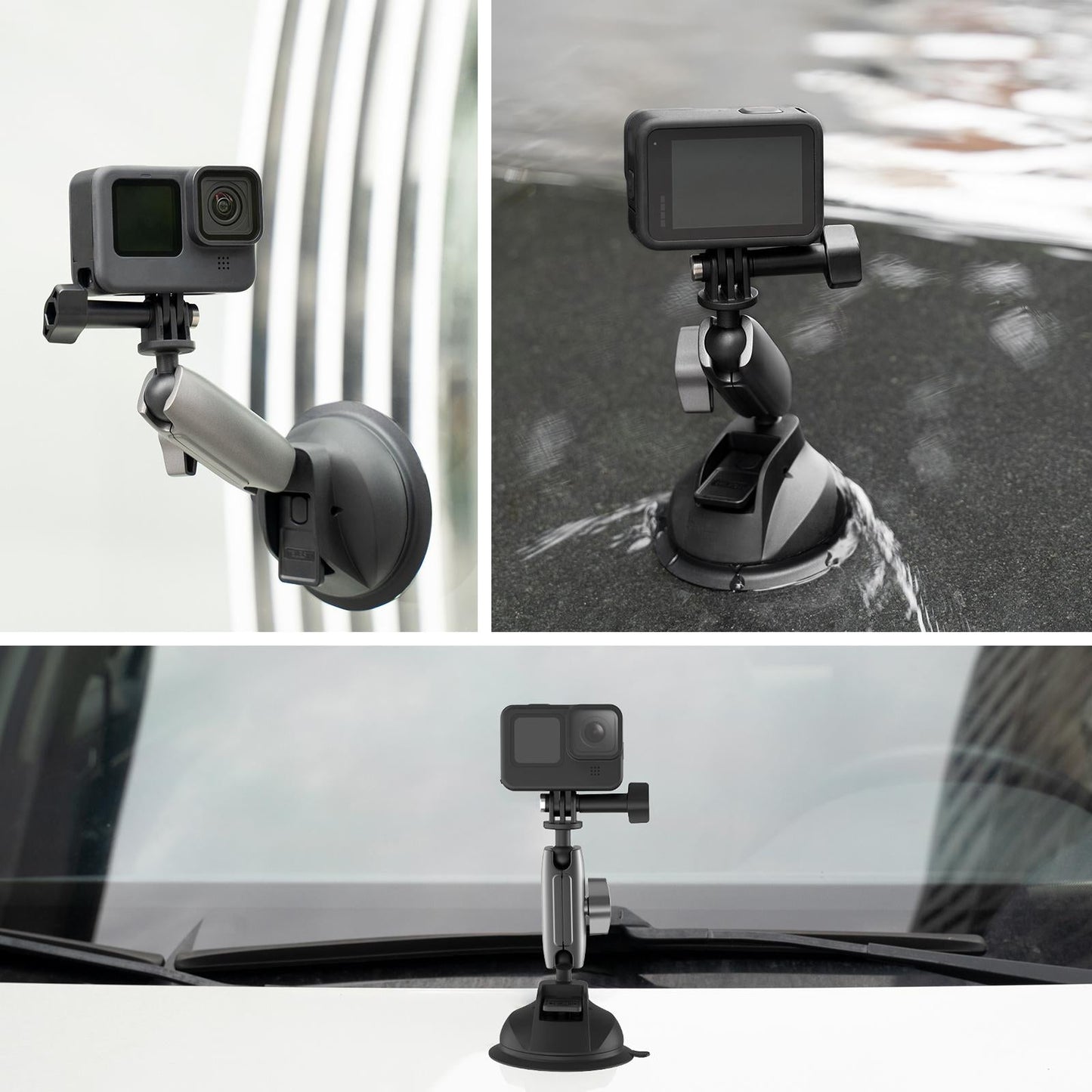 Suction Cup Universal Car Phone Mount Silicone for Auto Air Vent Smartphone