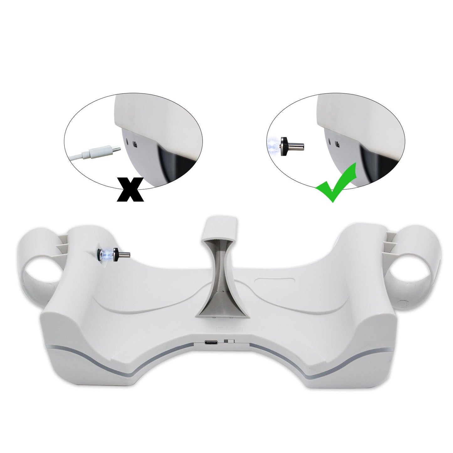 VR Headset Charging Stand Fast Charging Holder Bracket for Quest 2