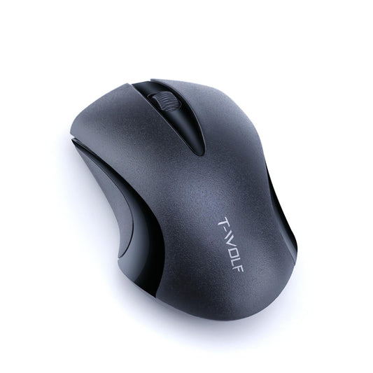 2.4GHz Mini Wireless Mouse 1200 DPI 3 Buttons for Windows for Study  Black