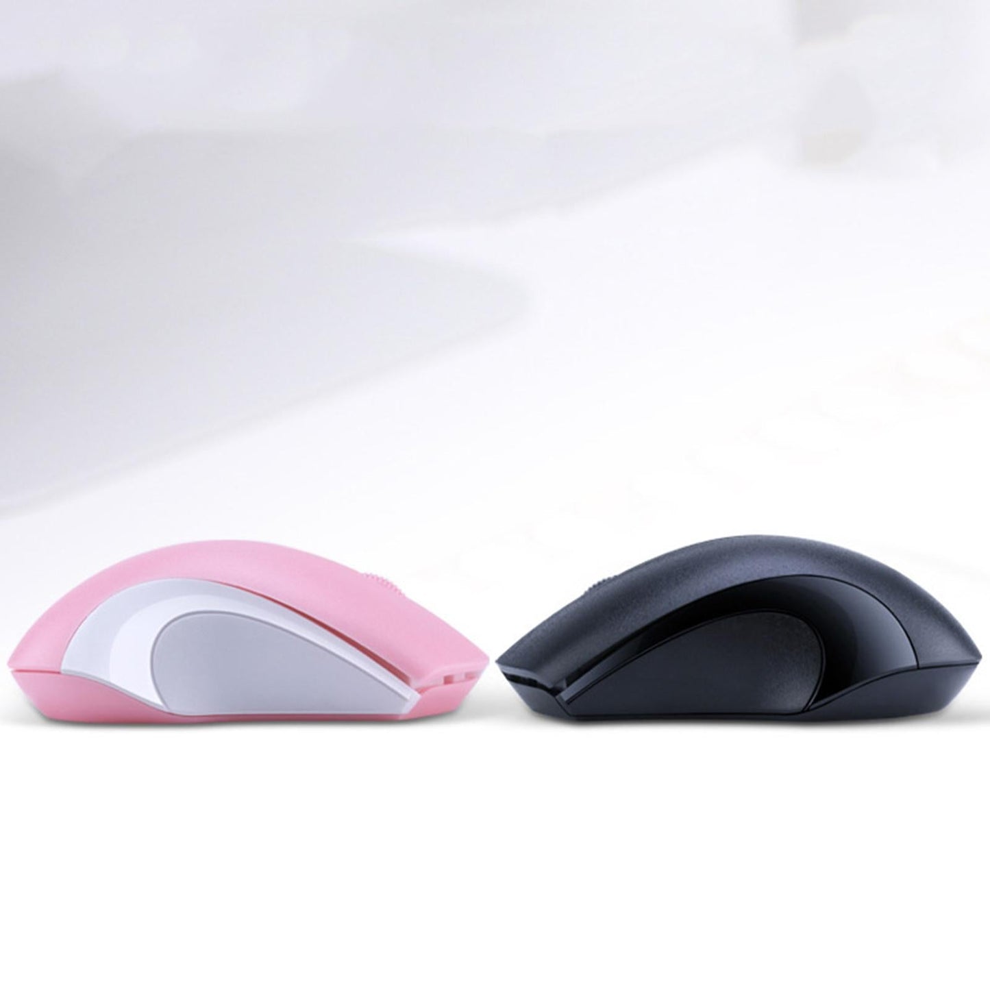 2.4GHz Mini Wireless Mouse 1200 DPI 3 Buttons for Windows for Study  Black