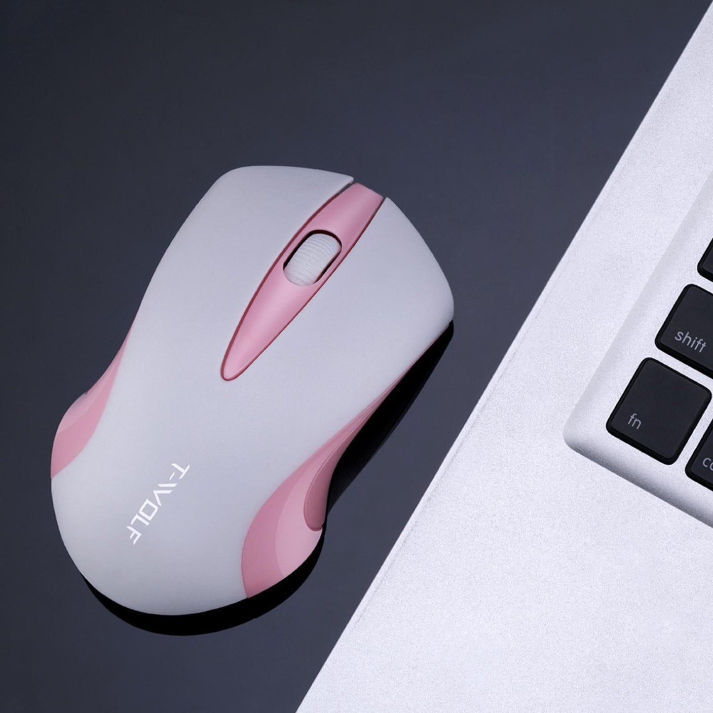 2.4GHz Mini Wireless Mouse 1200 DPI 3 Buttons for Windows for Study  White