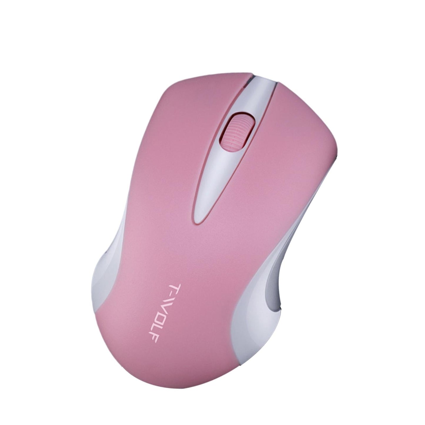 2.4GHz Mini Wireless Mouse 1200 DPI 3 Buttons for Windows for Study  Pink