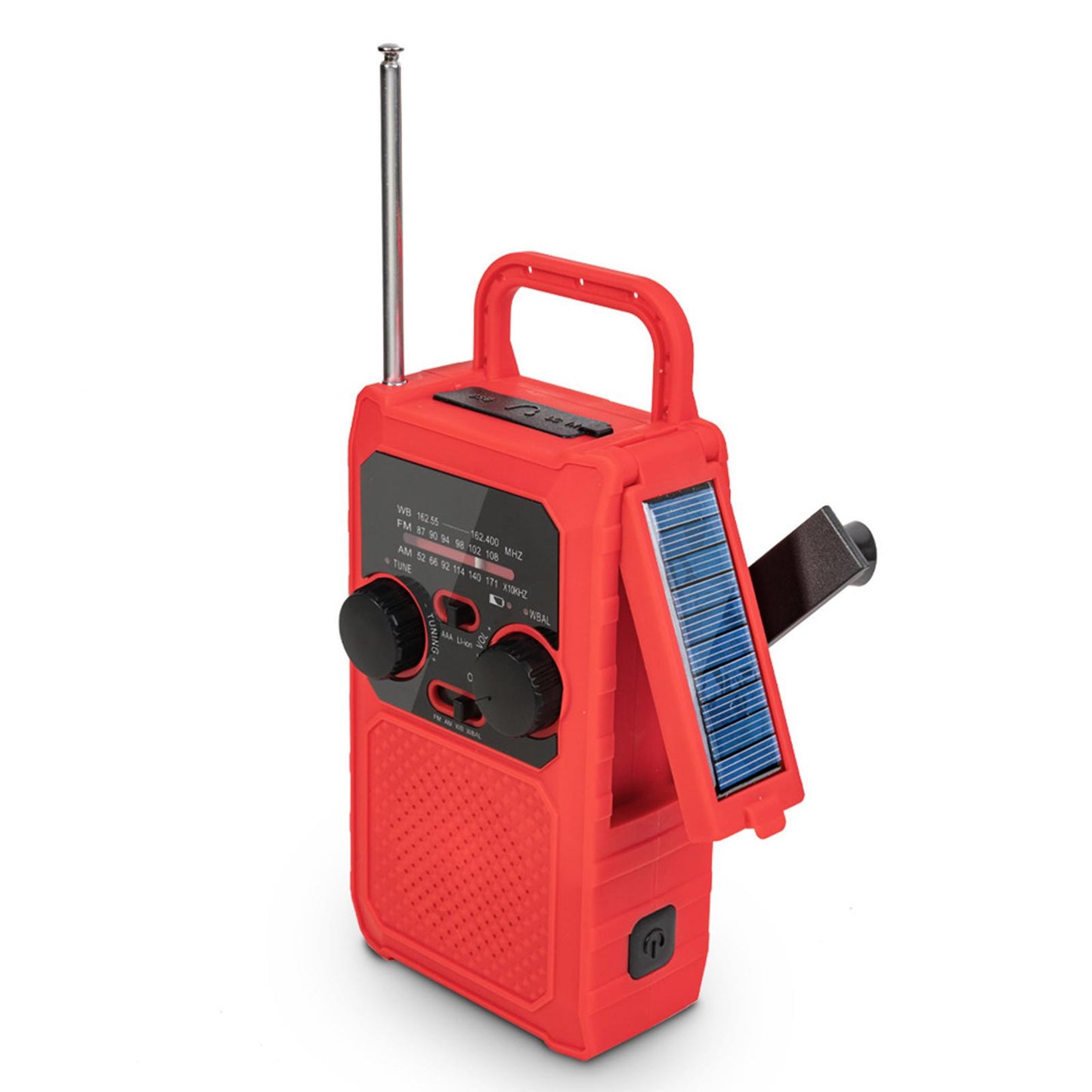Emergency Solar Hand Crank Radio Portable Power Bank USB Charger SOS Alarm