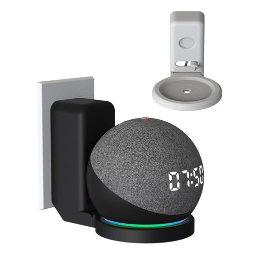 Wall Mount Stand for Echo Dot 4th Voice Assistants for Kitchen Bedroom Black