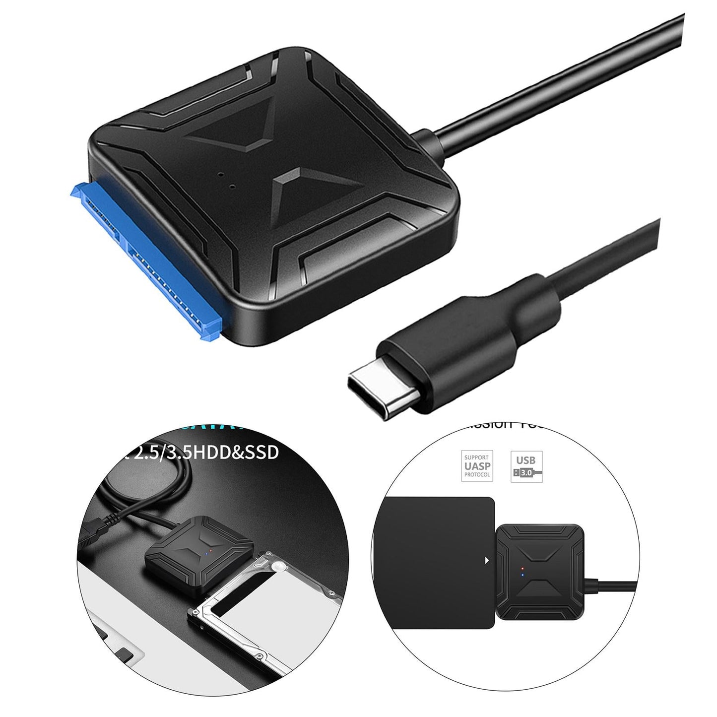 SATA to USB 3.0 Adapter Cable Converter Type C