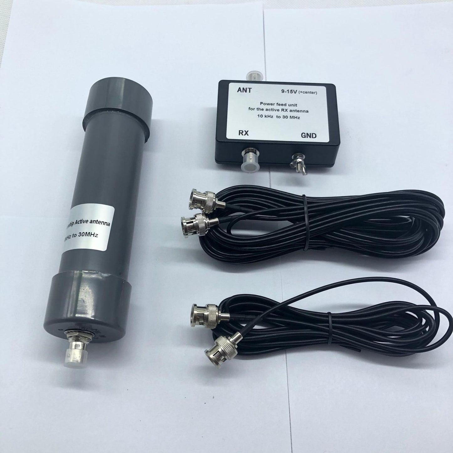 Mini-Whip Active Antenna with SDR Active Antenna HF LF VHF SDR RX Assembly
