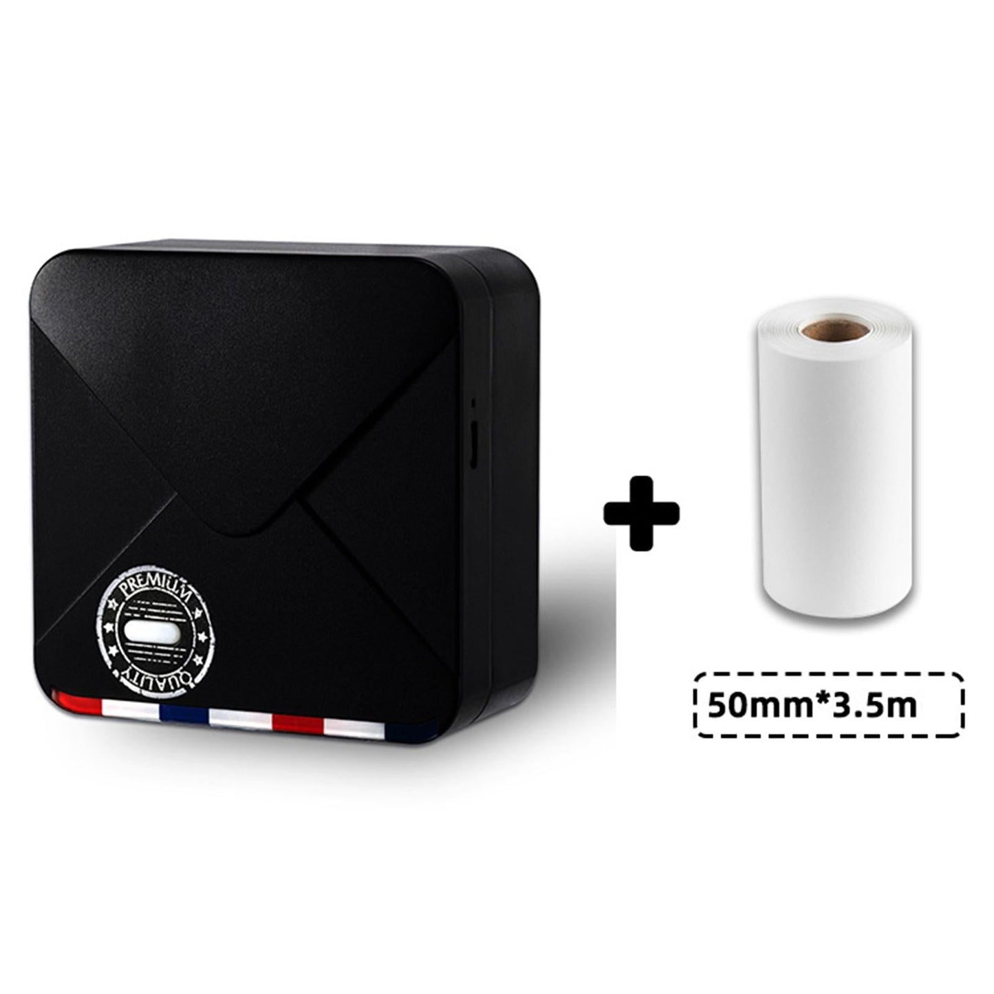 Photo Printer Portable Thermal Printer Smartphone for Study List  Black