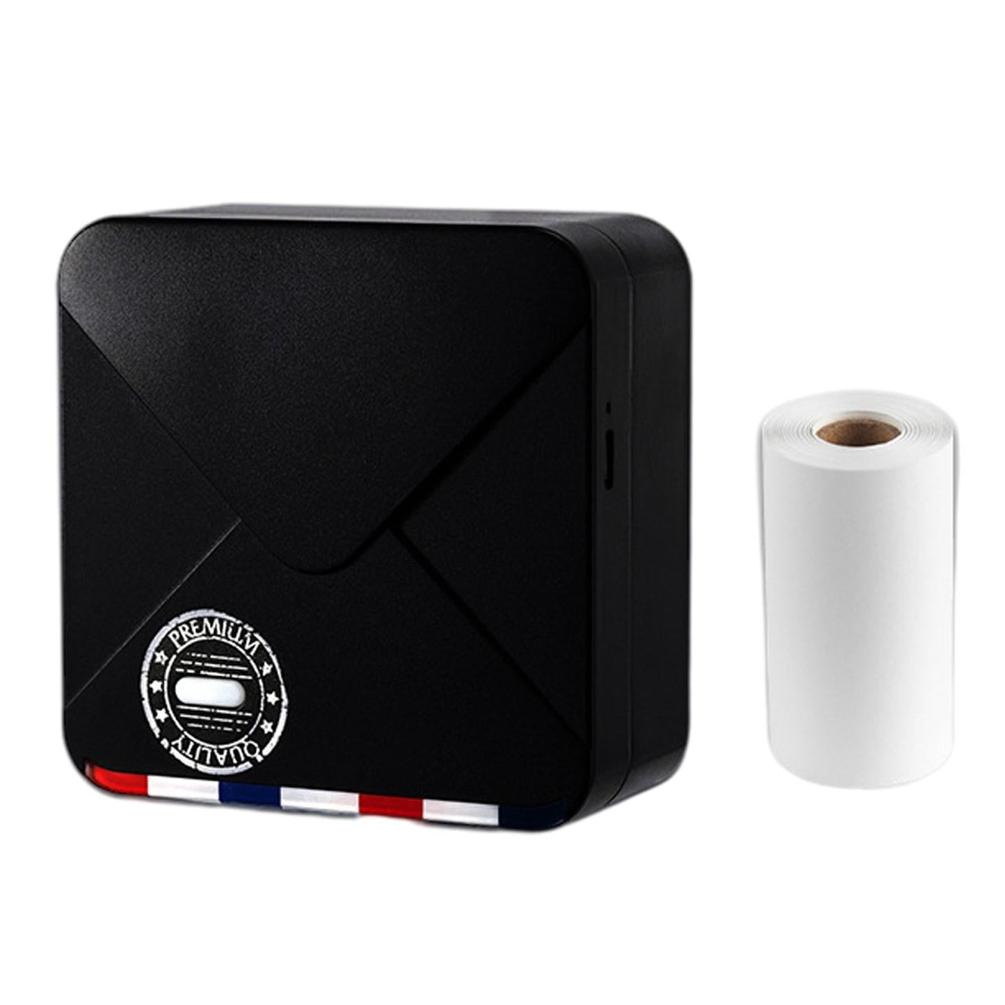 Photo Printer Portable Thermal Printer Smartphone for Study List  Black