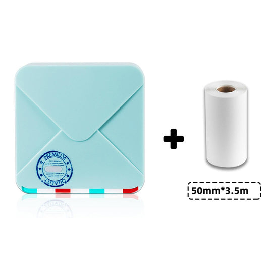 Photo Printer Portable Thermal Printer Smartphone for Study List  Blue