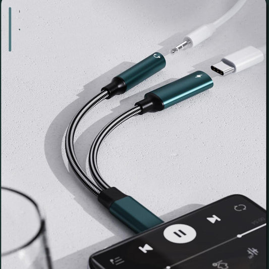 USB Audio Converter Connector for Smart Phones Fast Charging Cord for iPad