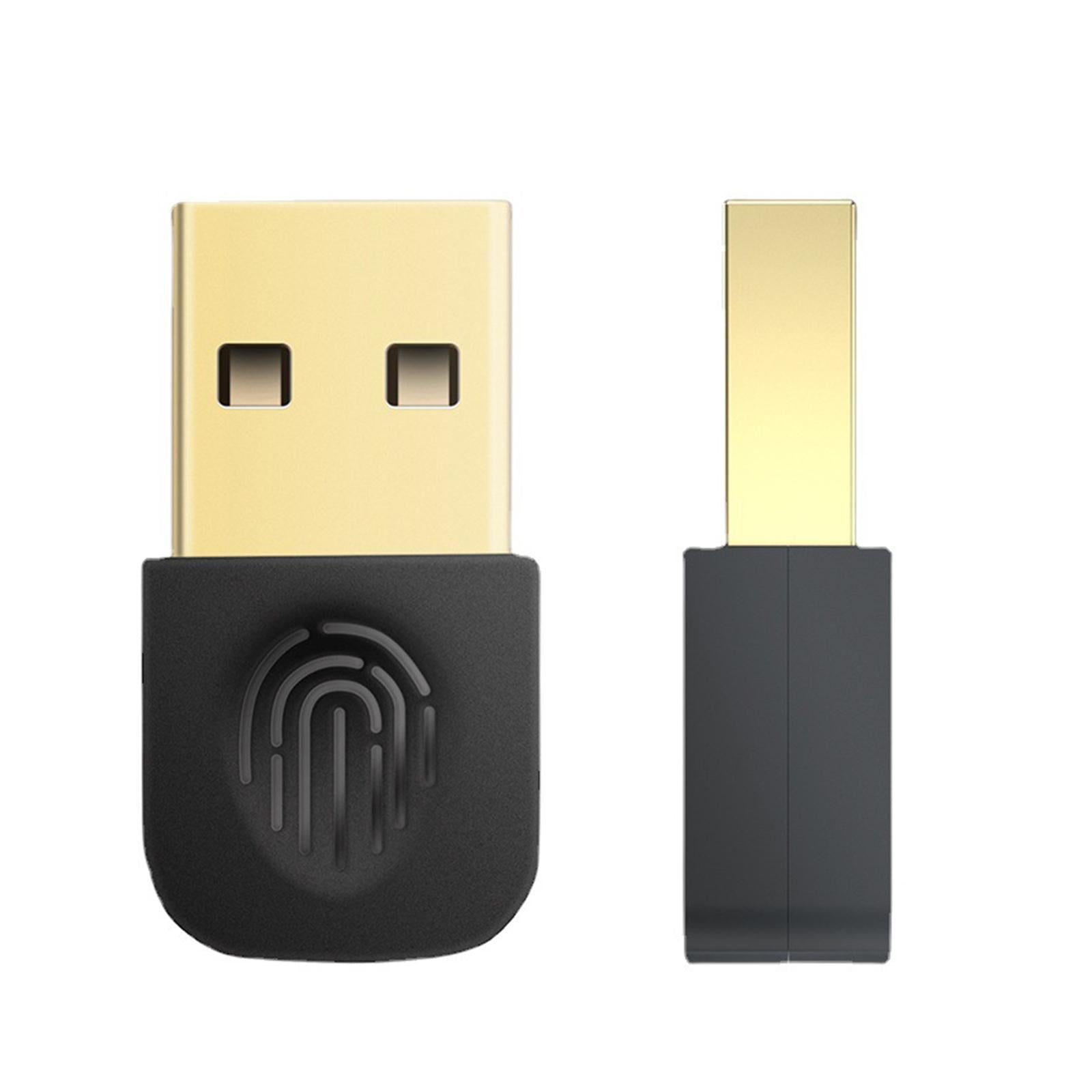 Portable USB Bluetooth 5.0 Adapter Dongle Wireless for Headphones Black