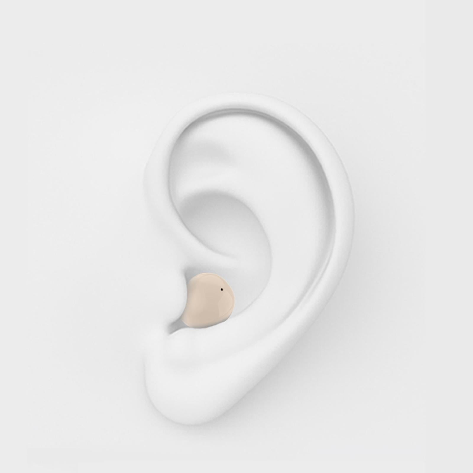 Single Wireless Earbud Invisible Bluetooth Mono Earphone for Driving Skin