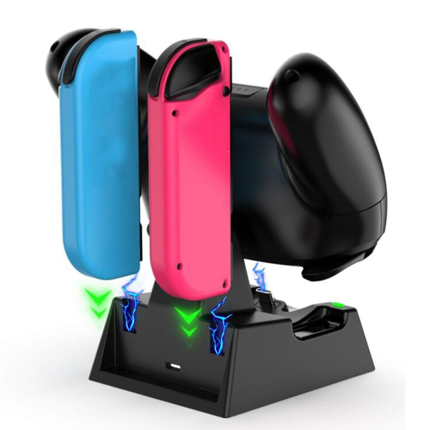 Docking Station Charging Docking Playstand Dock Station for JOY-coH Black