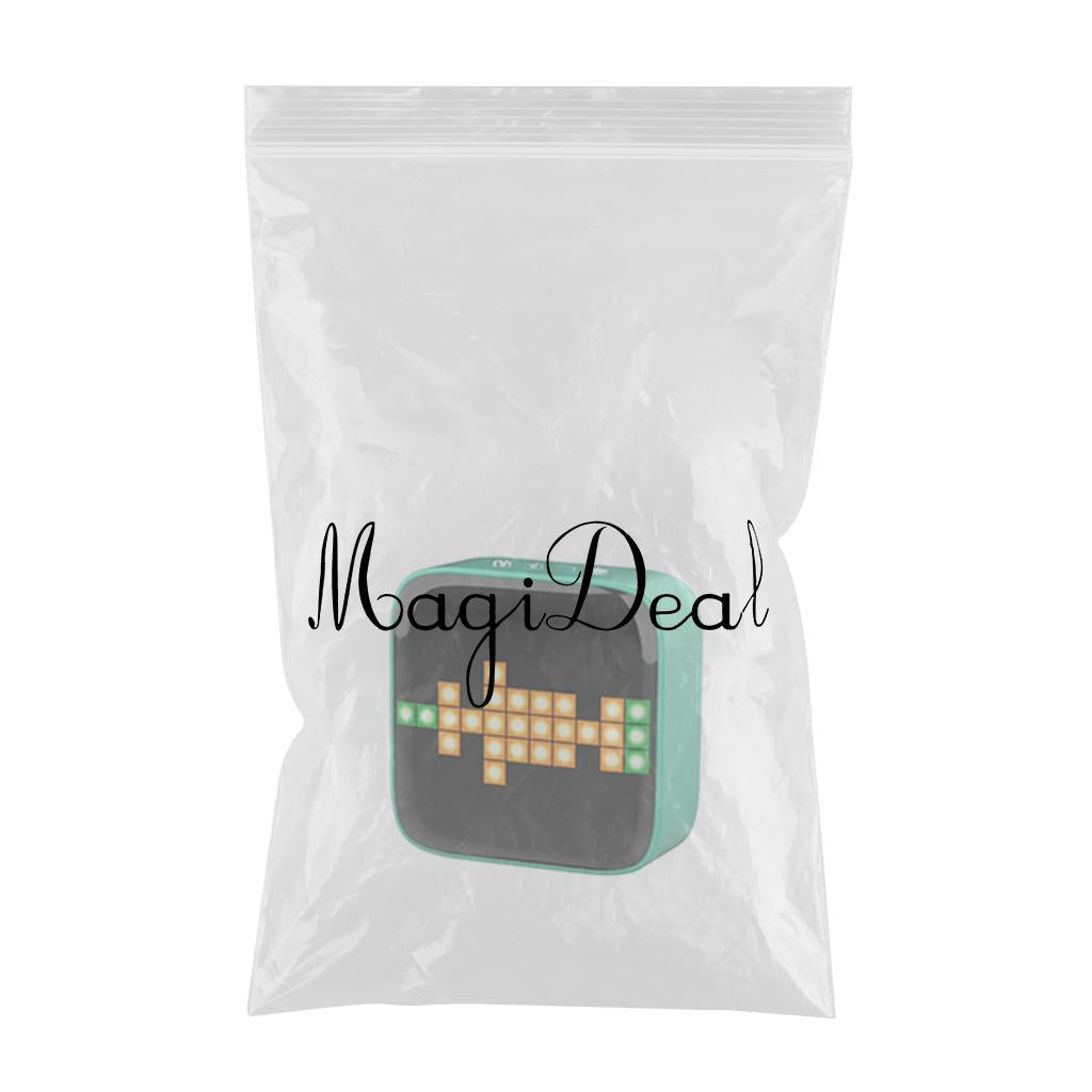 Portable Retro Bluetooth Pixel Art Speaker Outdoor Fashionable Green