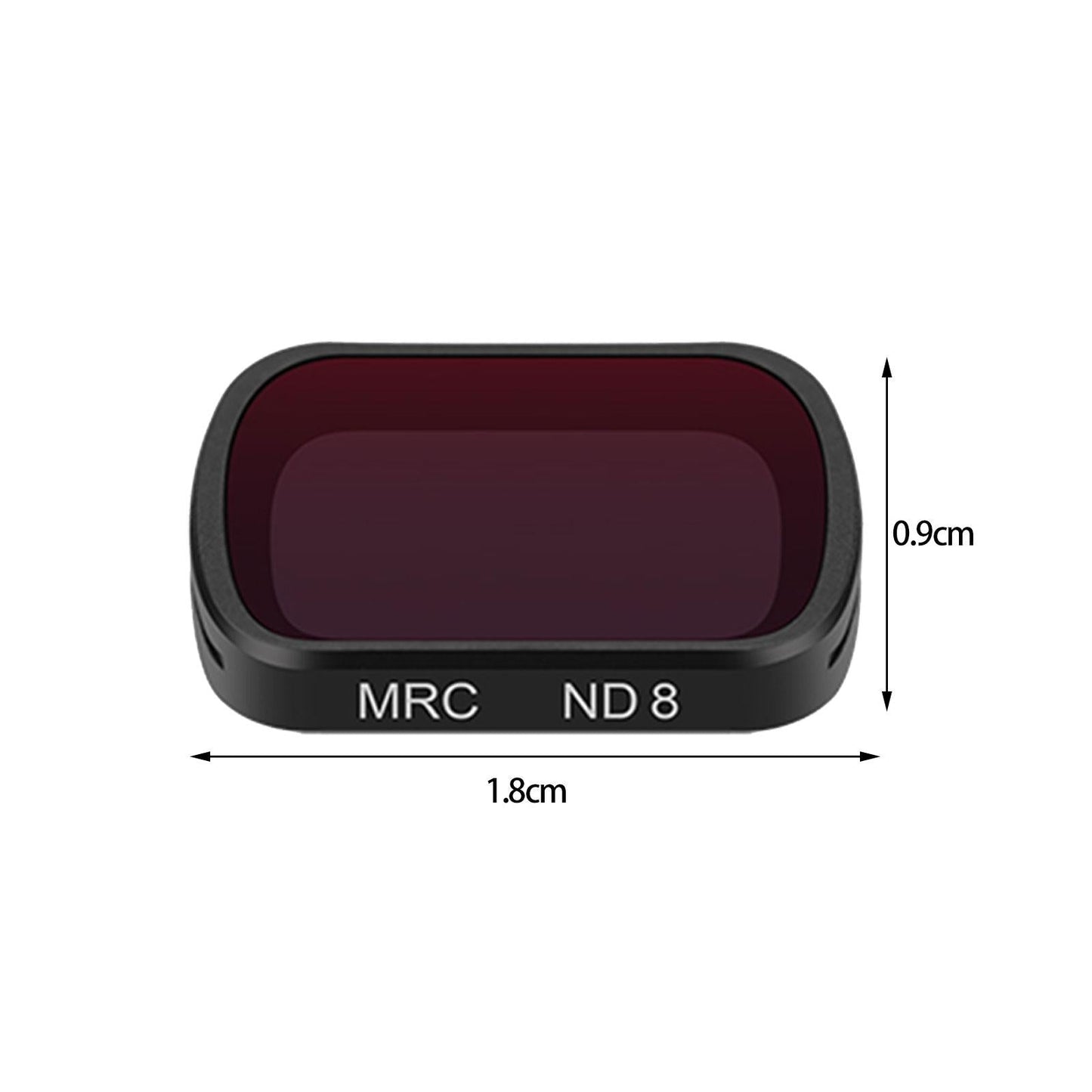 3-pack Lens Filter Kit Replaces for DJI POCKET 2 Metal Frame UV CPL ND8