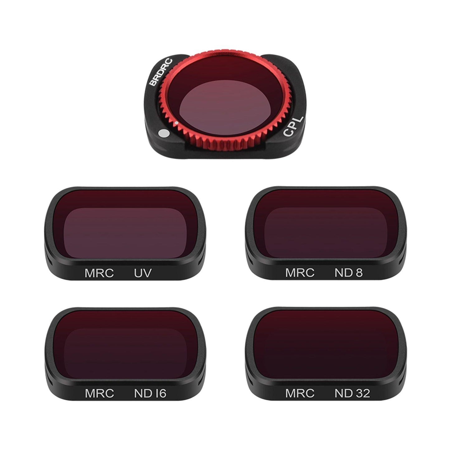 5-pack Lens Filter Kit Replaces for DJI POCKET 2 Metal Frame Accessories