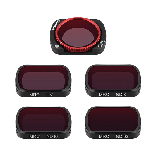 5-pack Lens Filter Kit Replaces for DJI POCKET 2 Metal Frame Accessories