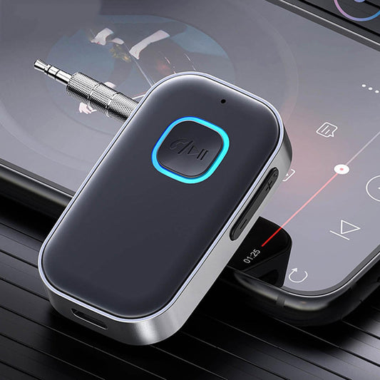 DSP Tech Bluetooth 5.0 Car Receiver AUX Adapter for Home Stereos Safe Drive