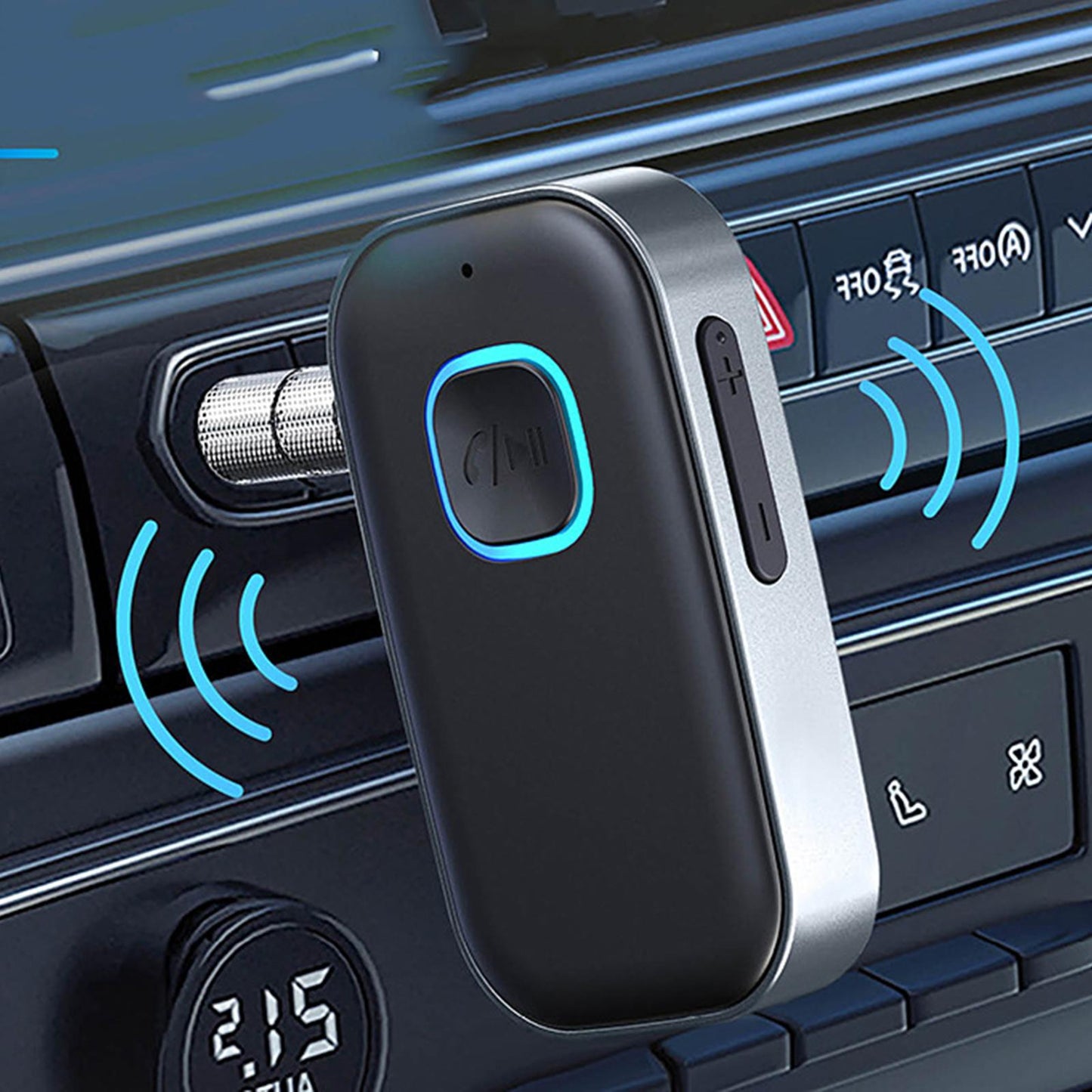 DSP Tech Bluetooth 5.0 Car Receiver AUX Adapter for Home Stereos Safe Drive