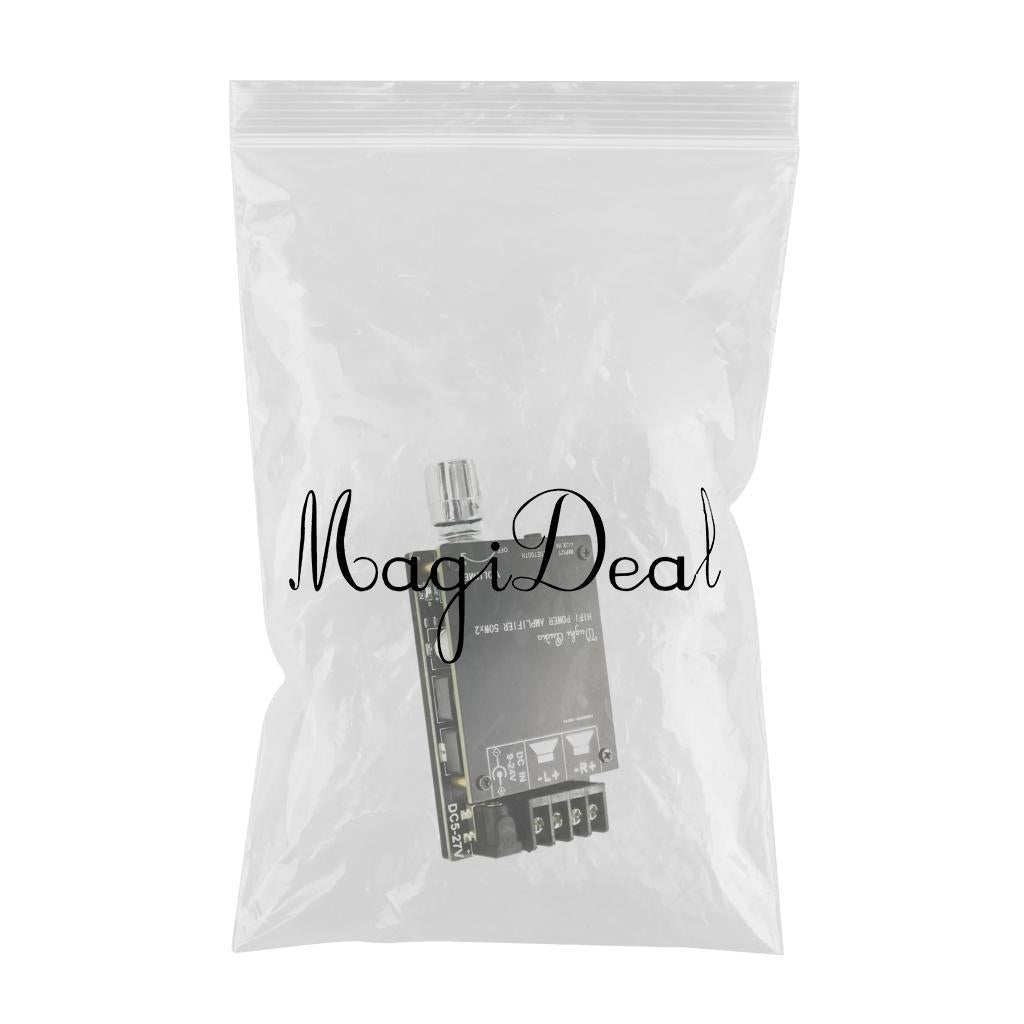 2x50W Digital Amplifier Board Digital AMP for DIY Sound System 82x50x18mm