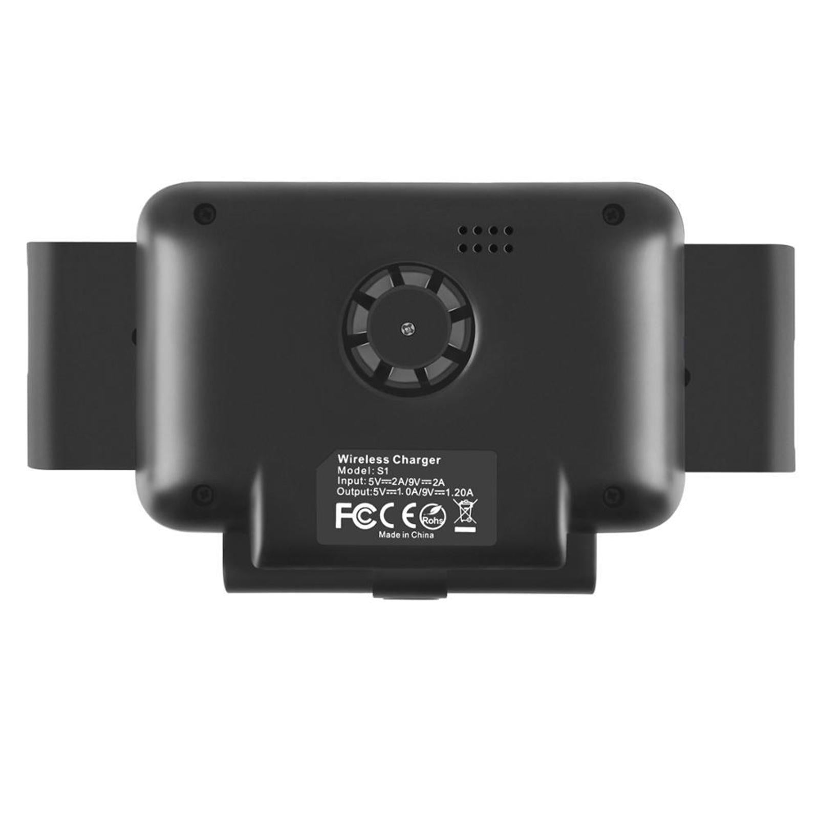 Practical Wireless Car Charger Car Mount Auto Clamping for Most Phones Trips