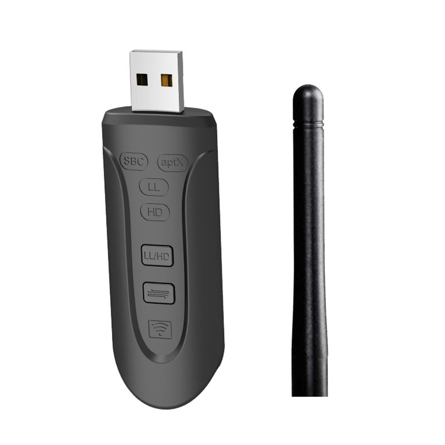 Bluetooth 5.0 Transmitter USB Dongle AptX HD/LL 3.5mm AUX RCA Adapter for TV