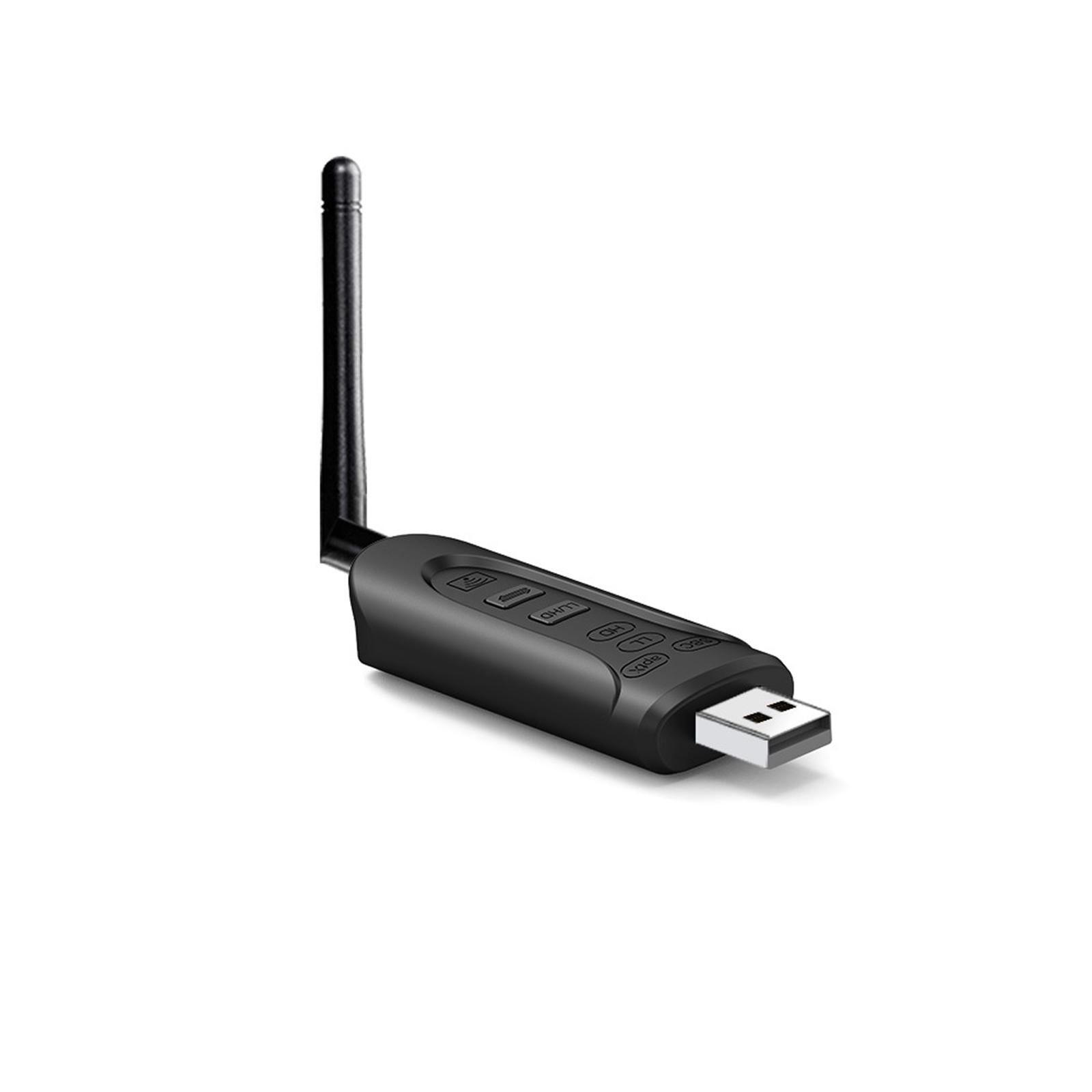 Bluetooth 5.0 Transmitter USB Dongle AptX HD/LL 3.5mm AUX RCA Adapter for TV