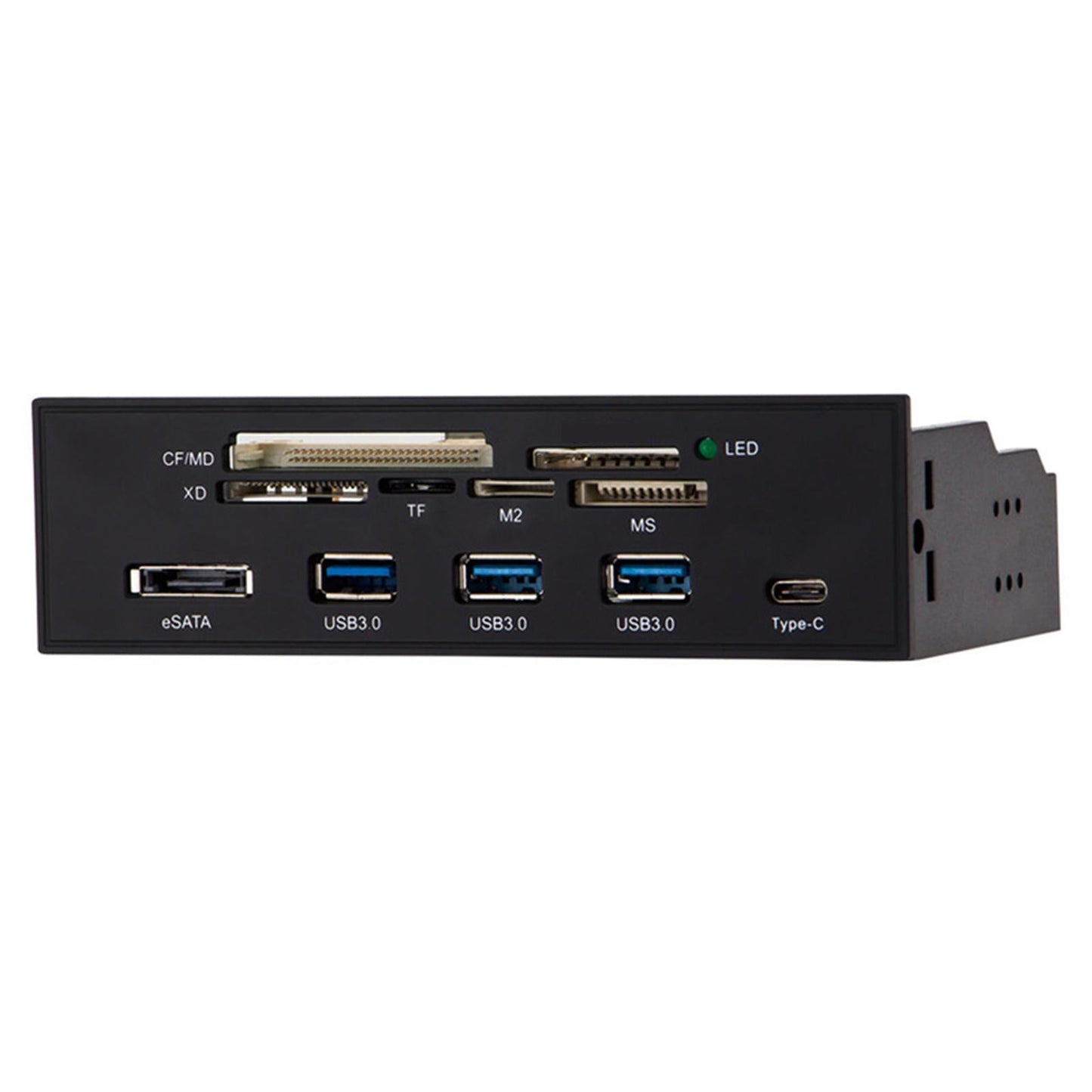 5.25 inch Multifunction Internal Card Reader Front Panel Hub for Computer
