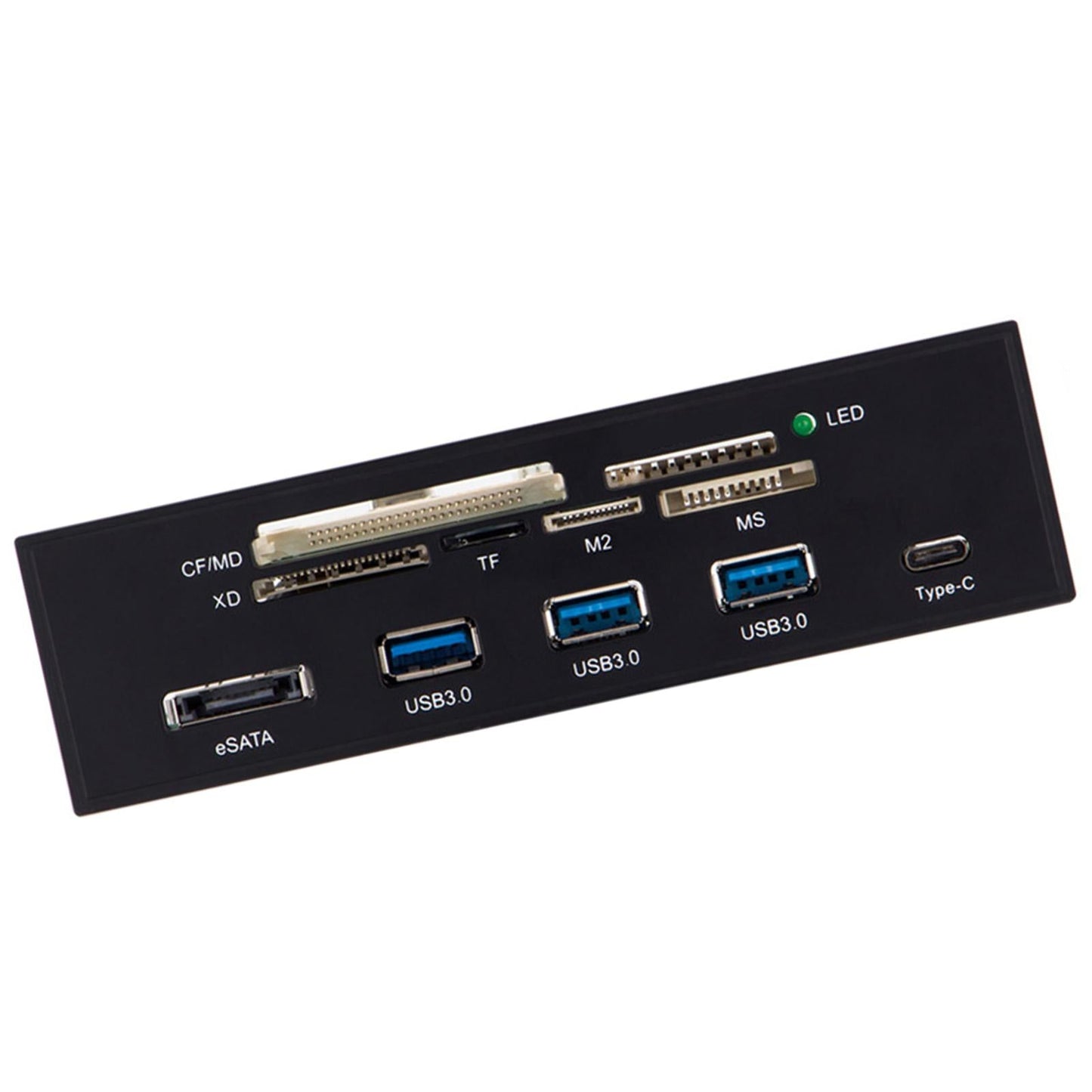 5.25 inch Multifunction Internal Card Reader Front Panel Hub for Computer