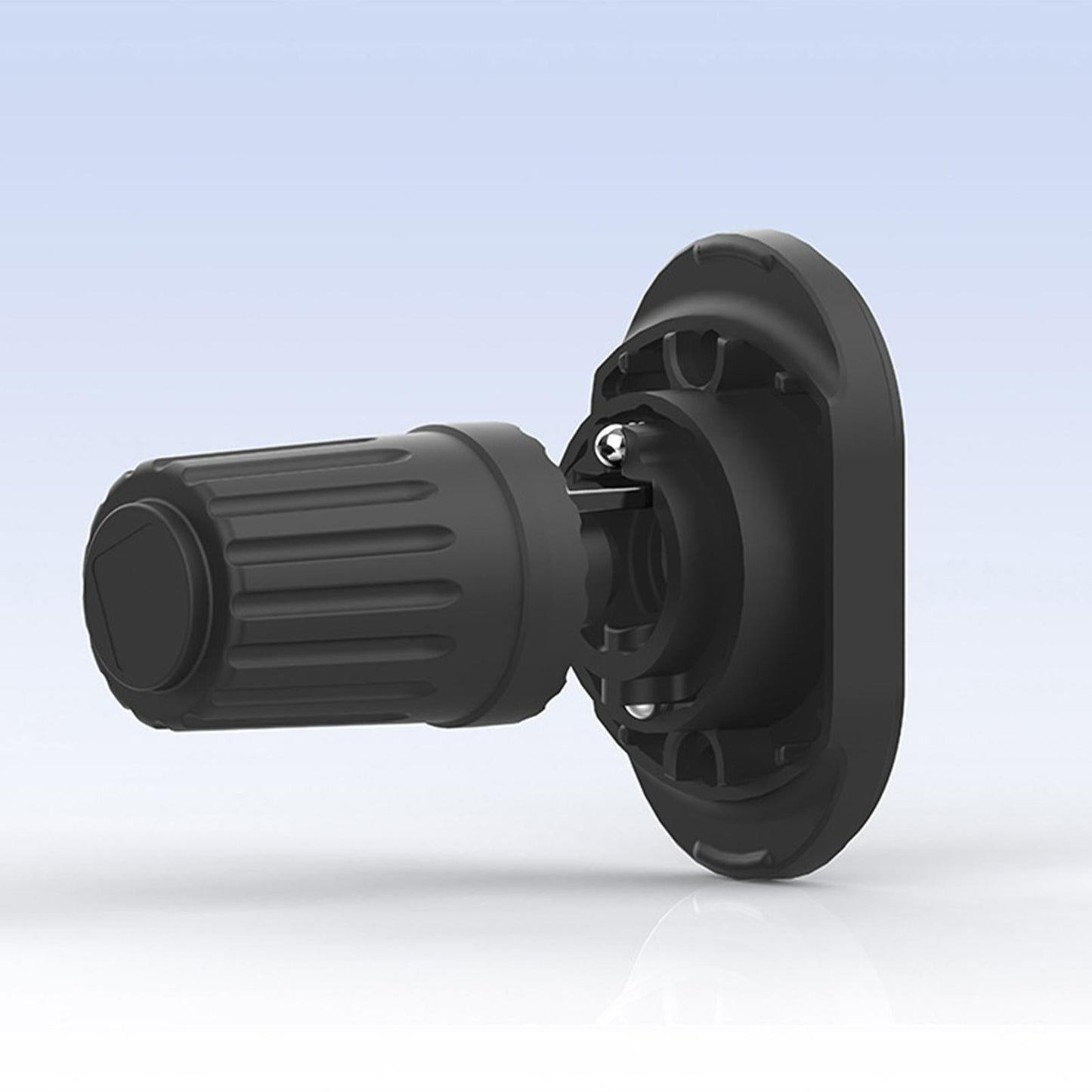 Adjustable Car Air Vent Holder Clip Base with Grips Adjustable 17mm Ball