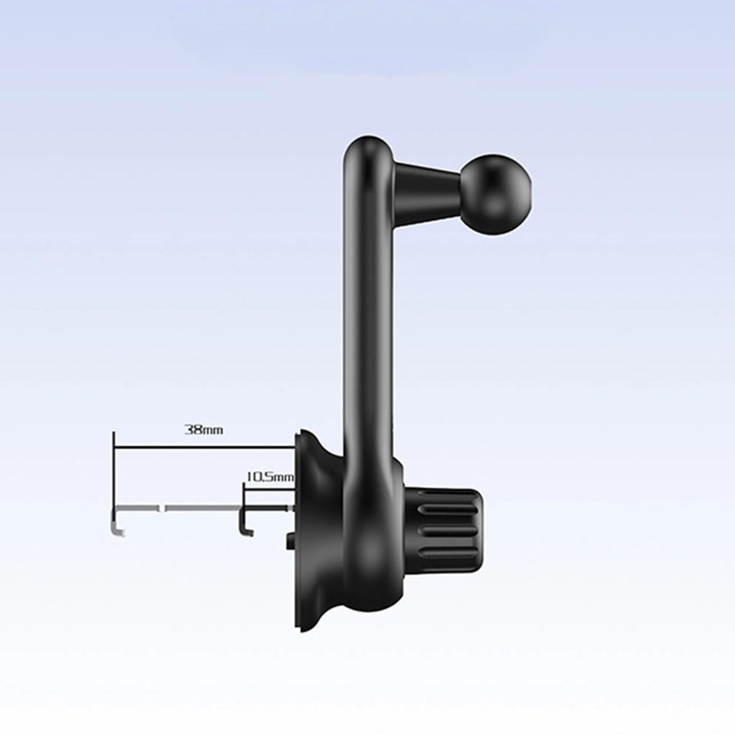 Clip Car Phone Holder Rotatable Supplies for Air Vent Outlet 17mm Ball Head