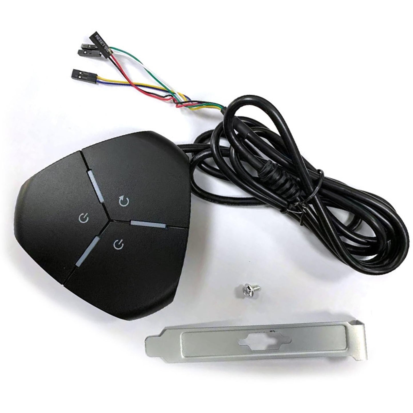 1.6m Portable Computer Case Power Switch Set Supplies for Home Office Black