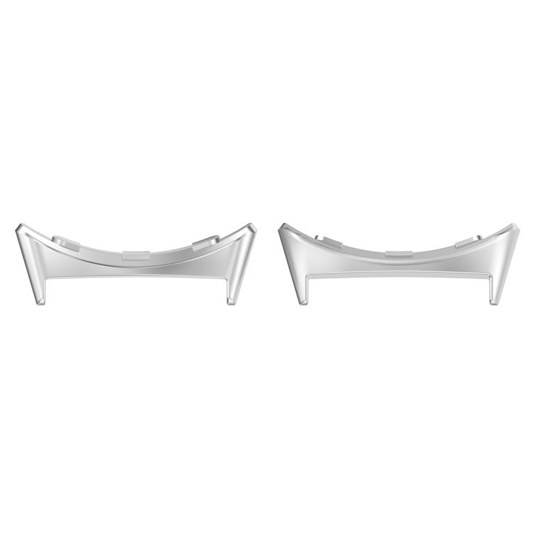 1 Pair Wristband Connector for Google Pixel Watch 3 45mm Metal Adapter (Inner Length: 22mm) - Silver