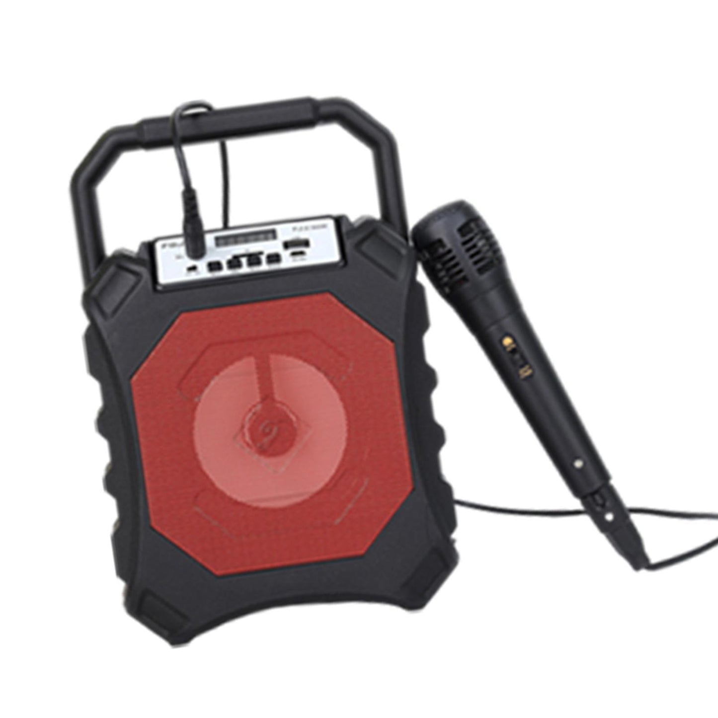Karaoke Bluetooth Machine Records Singing Speaker for Adults Party Red