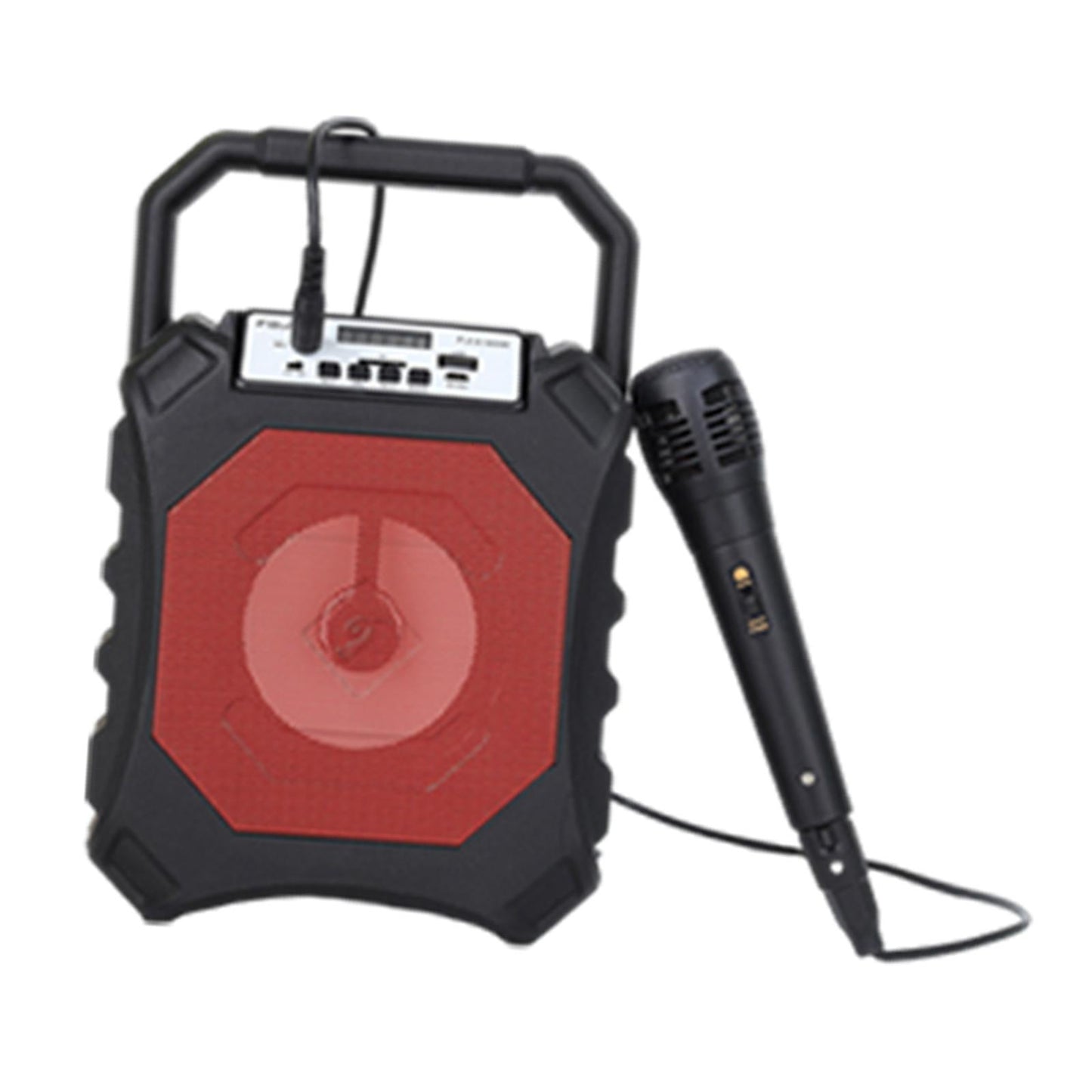 Karaoke Bluetooth Machine Records Singing Speaker for Adults Party Red