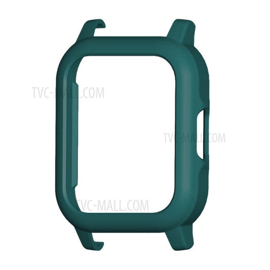 Smart Watch Frame Bumper Protective Scratch Proof PC Case for Xiaomi Haylou Watch LS02 - Midnight Green