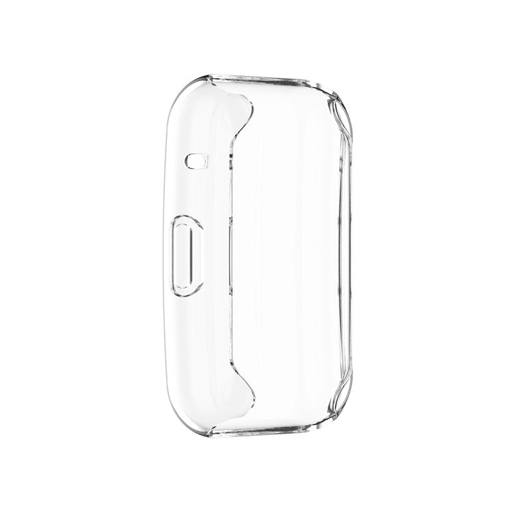 Electroplated TPU Cover All-around Protective Case for Huawei Watch Fit TIA-B09 - Transparent