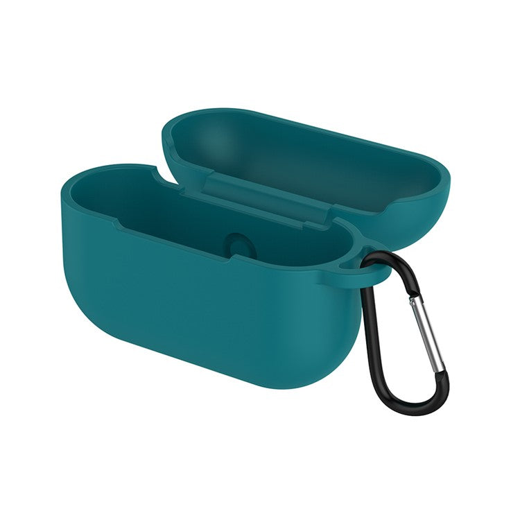 Solid Color Wireless Earphone Silicone Protective Case Cover for Airpods Pro - Green