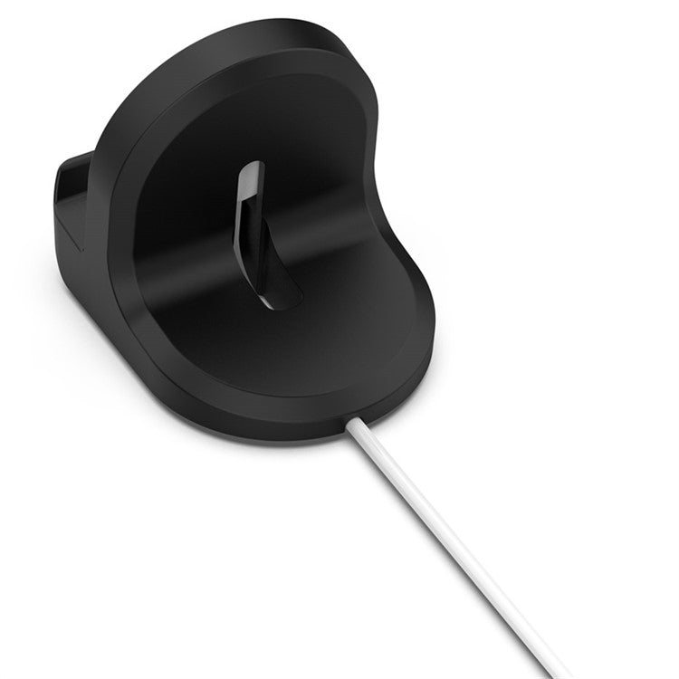 For Google Pixel Watch Charger Holder Desktop Smart Watch Silicone Charging Stand Base – Black