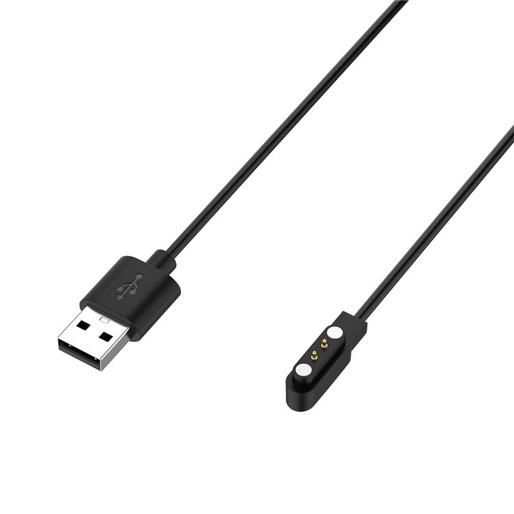 For OnePlus Nord Smart Watch Plastic Charger 60cm USB Magnetic Adsorption Charging Cable