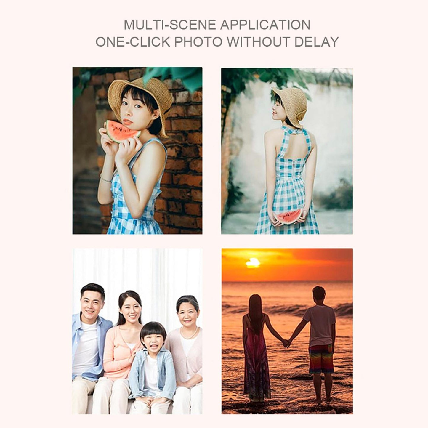Self-timer Button Compact Style 10-15 m Range for Phone Taking Photos  Black