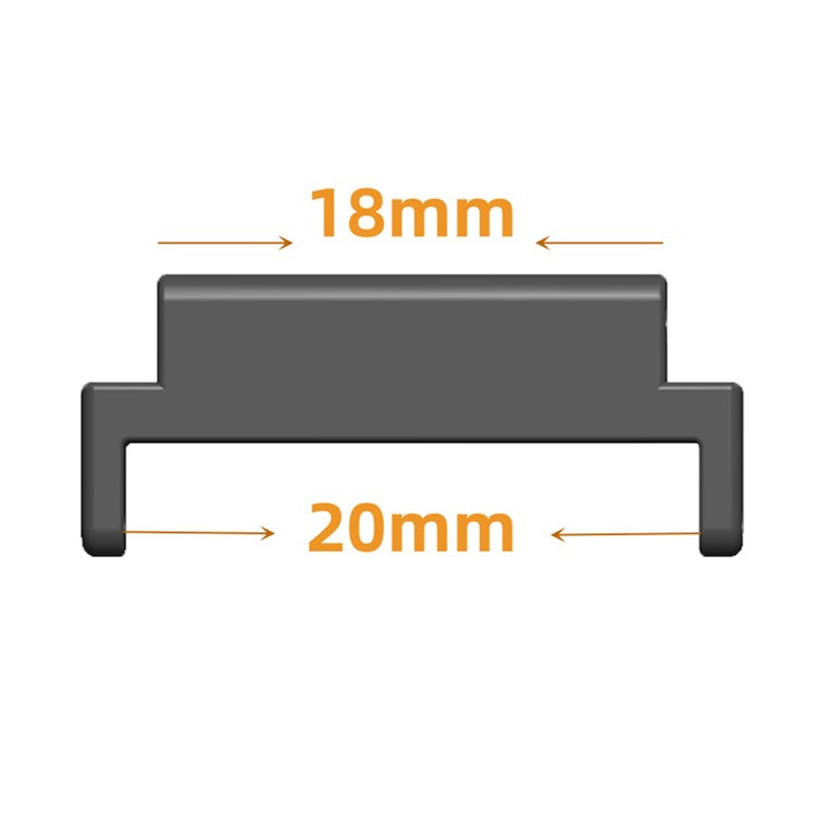 1 Pair For Huawei Watch GT 4 41mm Metal Adapter Universal 18mm to 20mm Watch Lugs Band Connector - Gold