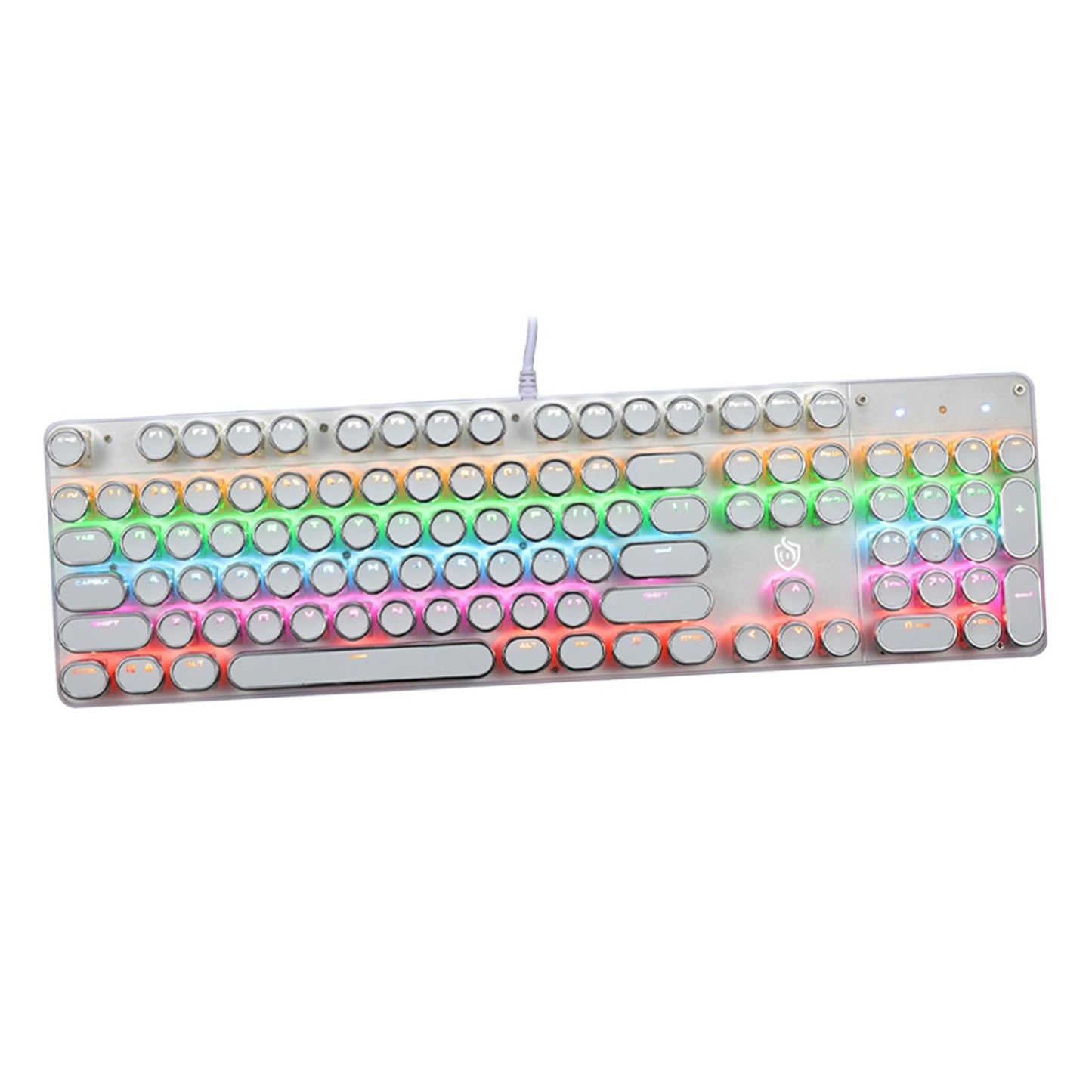 Mechanical Keyboard for Esports Hiwings Keyboard Mouse Light for Office White K900-5