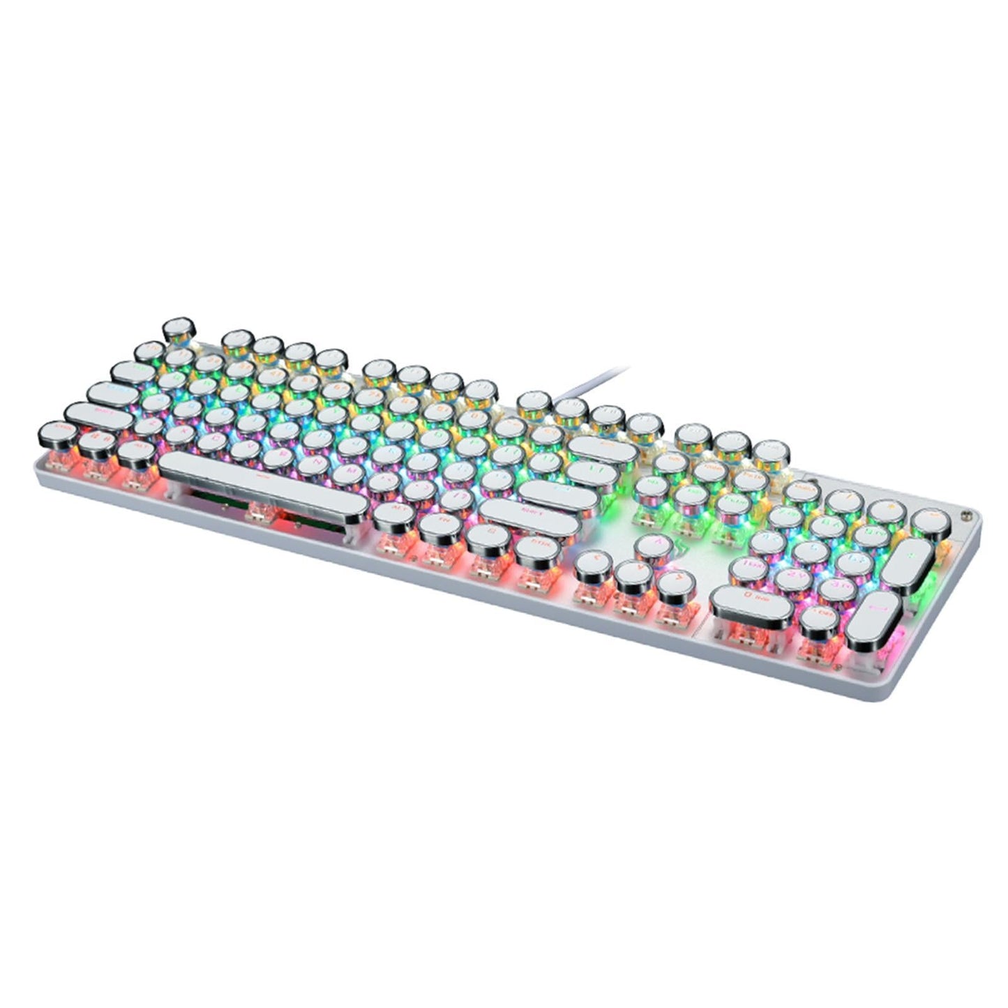 Mechanical Keyboard for Esports Hiwings Keyboard Mouse Light for Office White K900-7