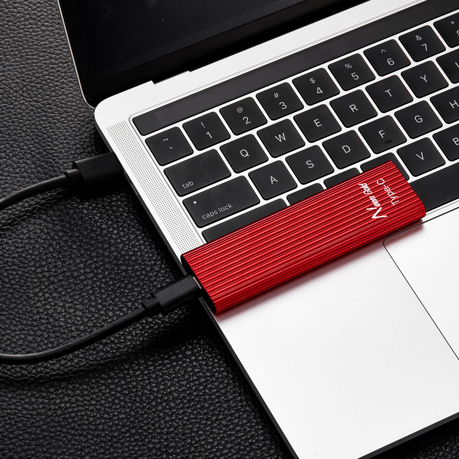 External SSD USB3.1 Solid State Disk for TV  Phone Camera 2TB Black