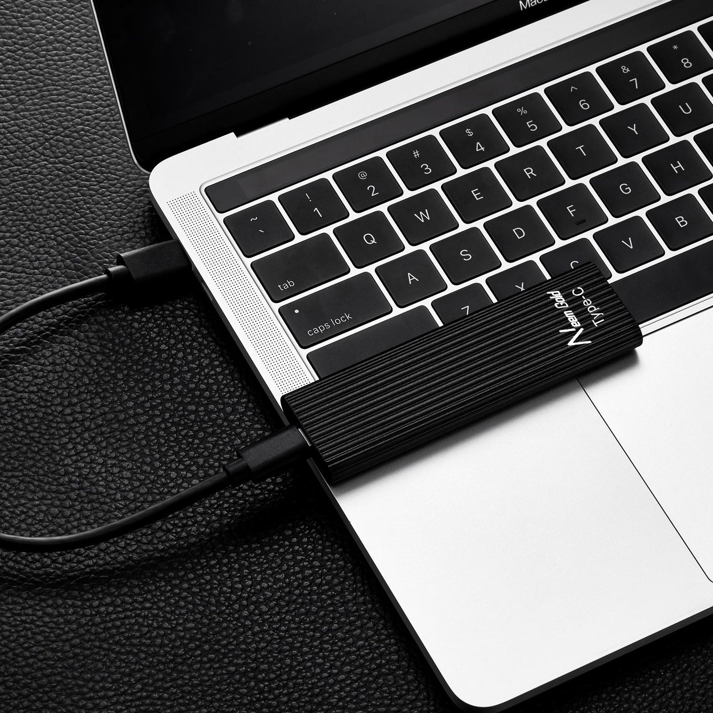 External SSD USB3.1 Solid State Disk for TV  Phone Camera 2TB Black