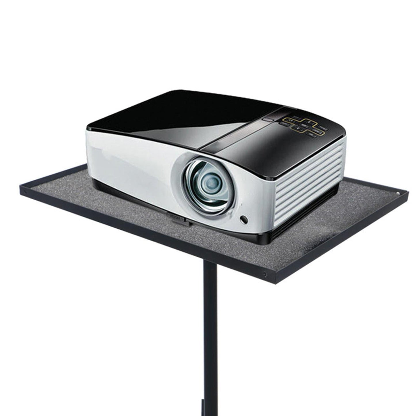 Projector Tripod Stand Foldable with Adjustable Height Computer Holder Mount Tray