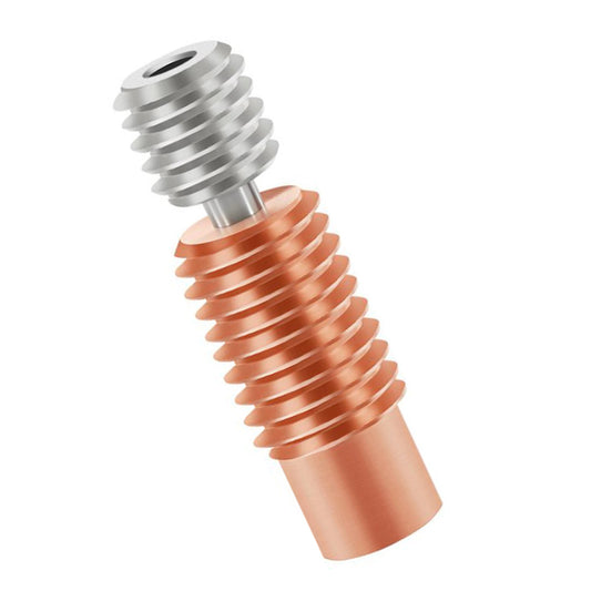 Bimetal Throat Replaces for V6 1.75mm 3D Printer Durable Threaded Version