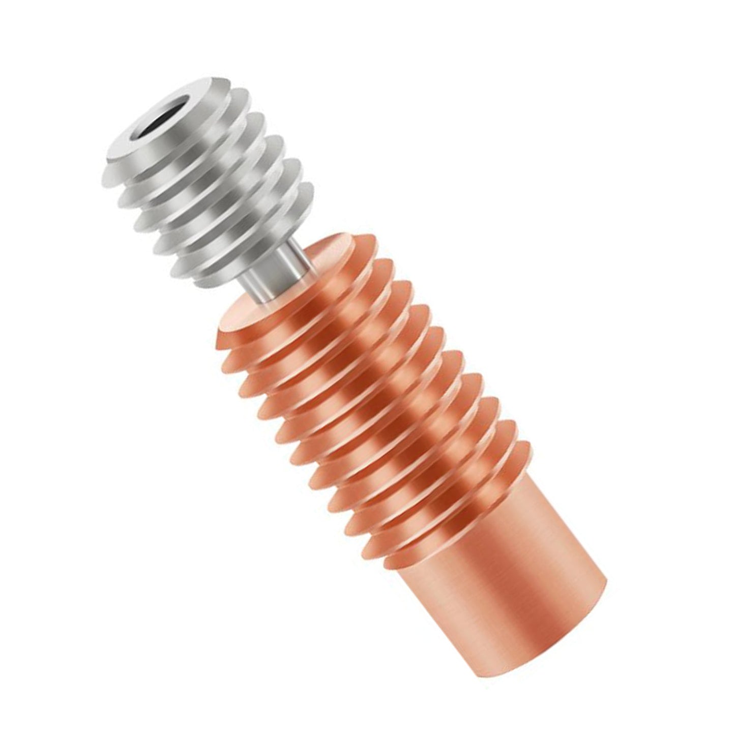 Bimetal Throat Replaces for V6 1.75mm 3D Printer Durable Threaded Version